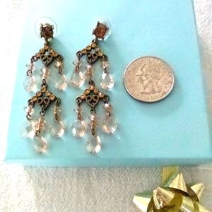 Chandelier pierced earrings